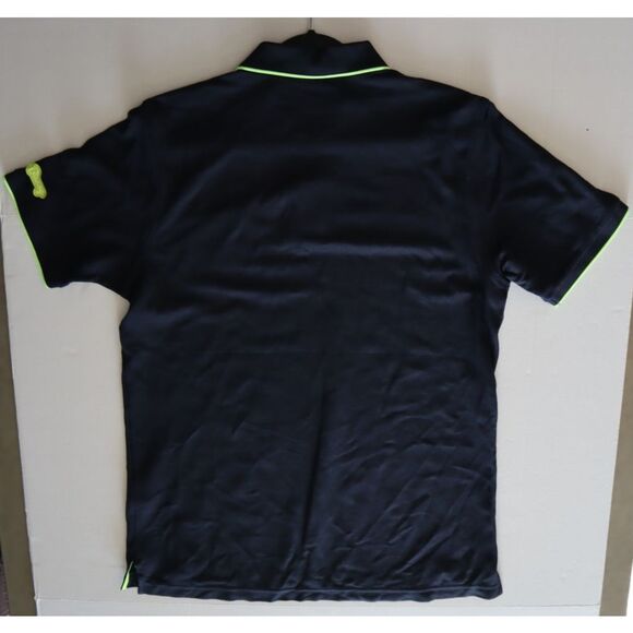 Psycho Bunny B6K504Z1PC Men's Sz 6 Navy Cleveland Chainstitch Pique Polo Shirt - Picture 12 of 12